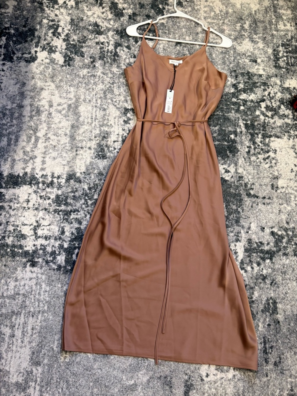 Prologue Satin Cowl-Neck Maxi Dress - Picture 2 of 7